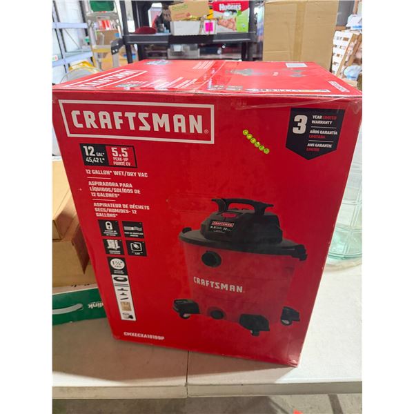 Craftsman 12 gallon wet, dry vac