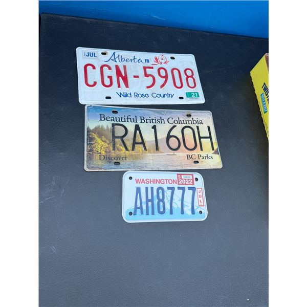 License plate plates