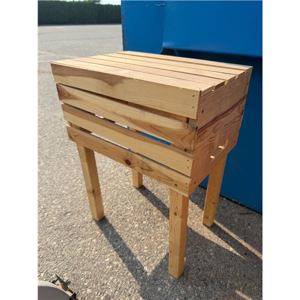 Side table 18" x 12" x 24" tall