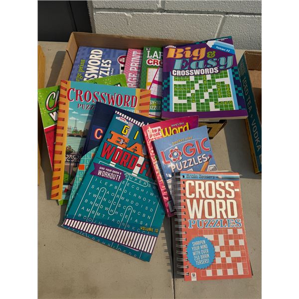 Crosswords and WordSearch books