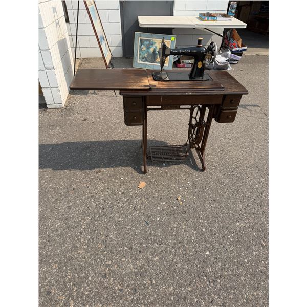 Singer, treadle, sewing machine
