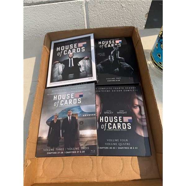 House of cards, blue rays