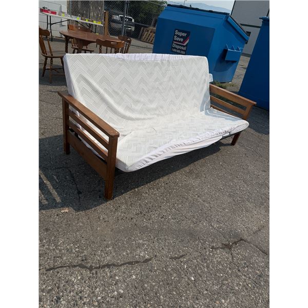 Futon with foam mattress