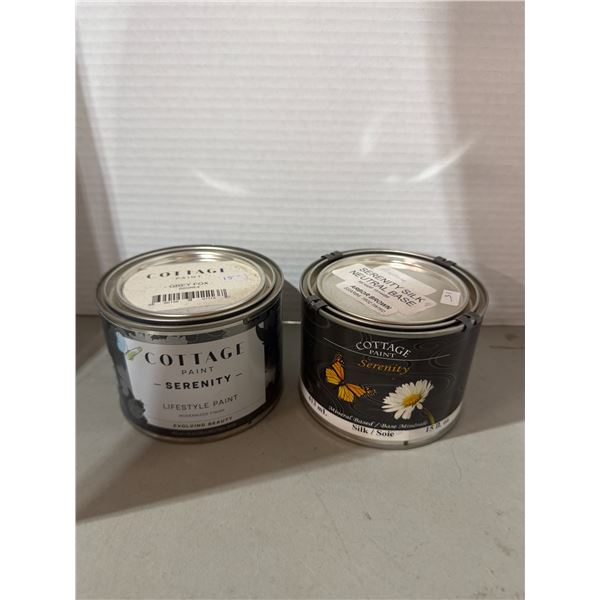 Cottage Paint serenity Arbor Browne and gray fox