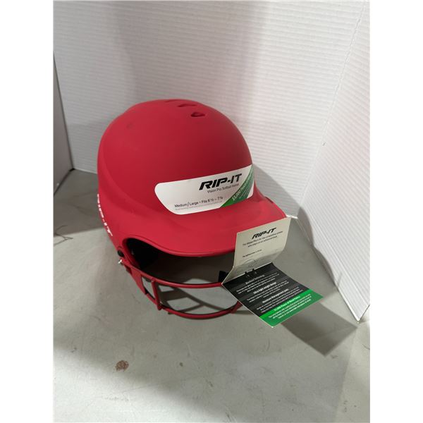 New softball helmet fits 6 1/2 to 7 3/8