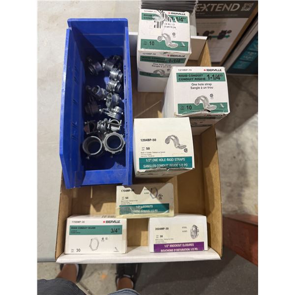 Block nuts, knockout closures, Hole Ridge straps