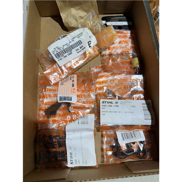 New Stihl Parts guards lockout, levers, hoses, brake bands, etc.