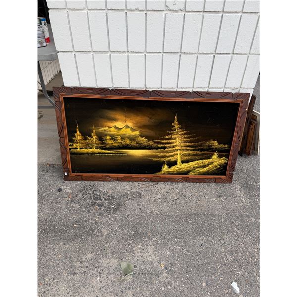 Vintage velvet painting 49" x 27"
