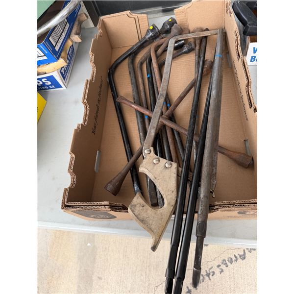 Tire irons and other tools