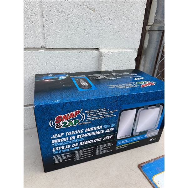 Snapp zap Jeep Towing mirror