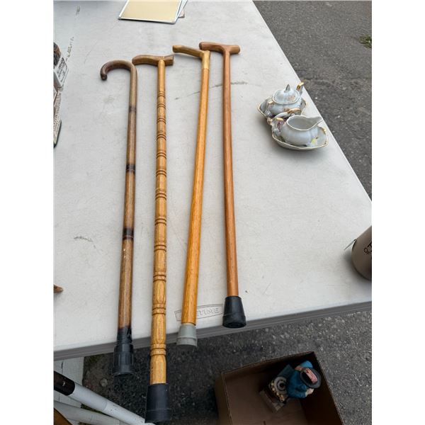 Wood canes