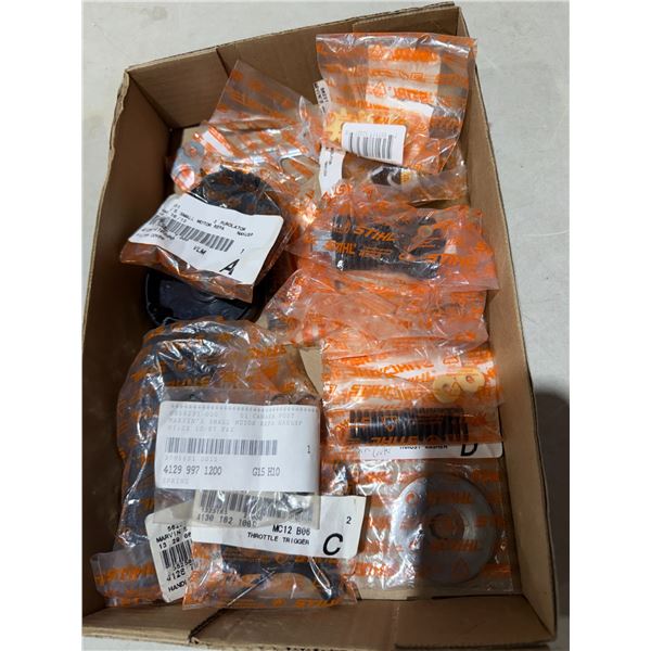 New Stihl Parts throttle triggers springs AV Springs filter covers