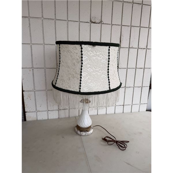 Vintage lamp with shade