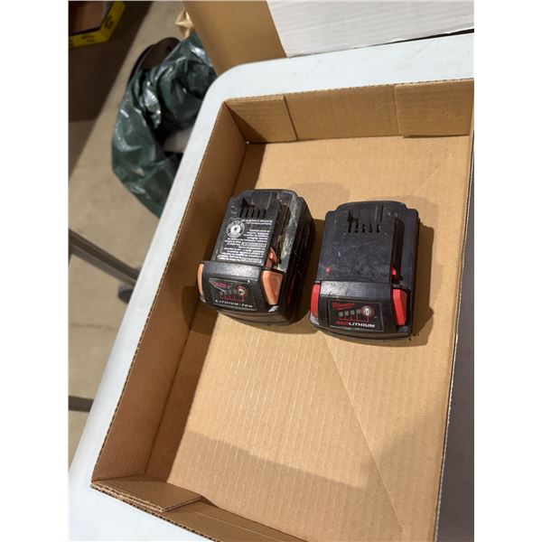 Milwaukee batteries