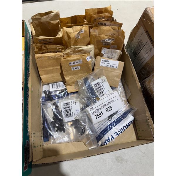 New parts screws for small motor repair