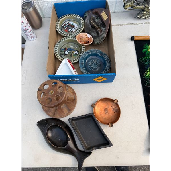 Ashtrays and pipe holders