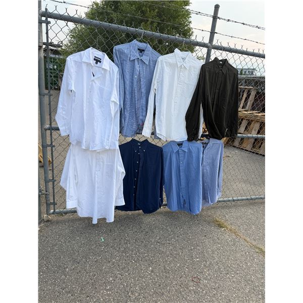Dress shirts, size 18 1/2 and 15 1/2 and other
