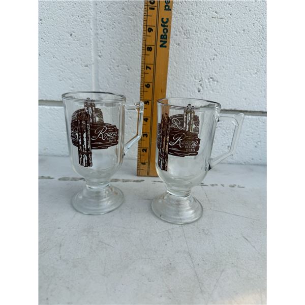 Irish coffee mugs from ROSARIO resort hotel