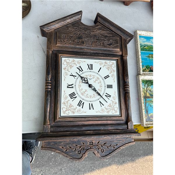 vintage Coppercraft Guild wall clock