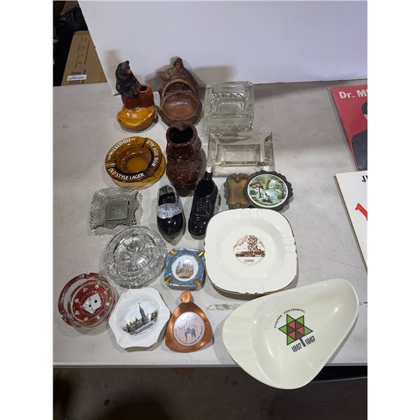 Vintage ashtrays