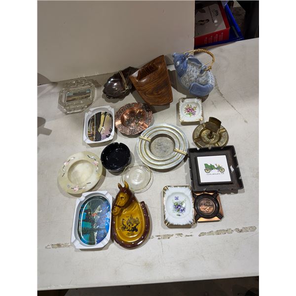 Vintage ashtrays