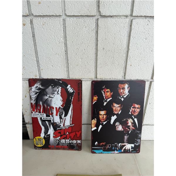 Tin signs