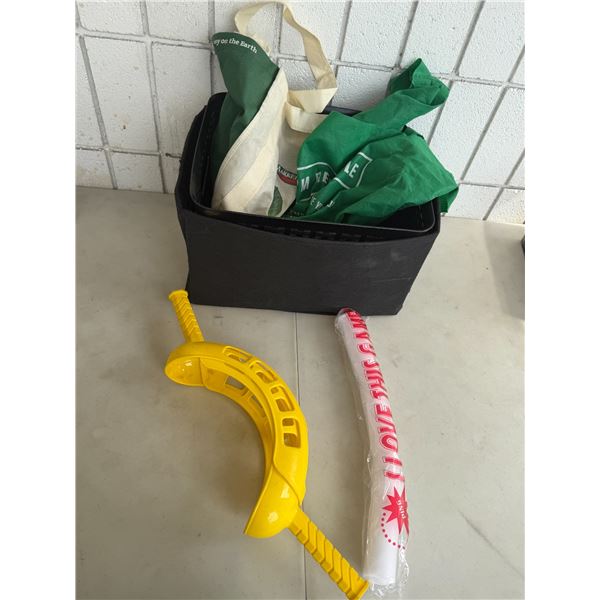 Storage bins and other items