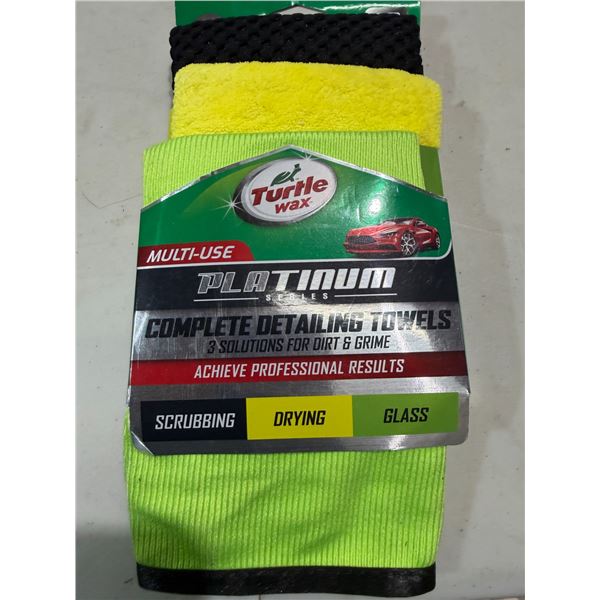 Turtle wax detailing towels