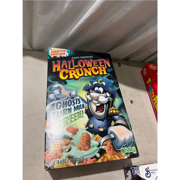 Limited edition, Captain crunch's Halloween crunch cereal box sealed