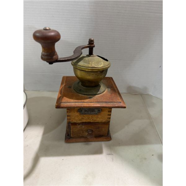 Antique coffee grinder