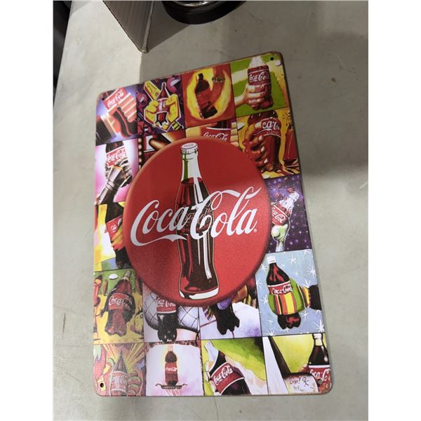 Coca-Cola tin sign