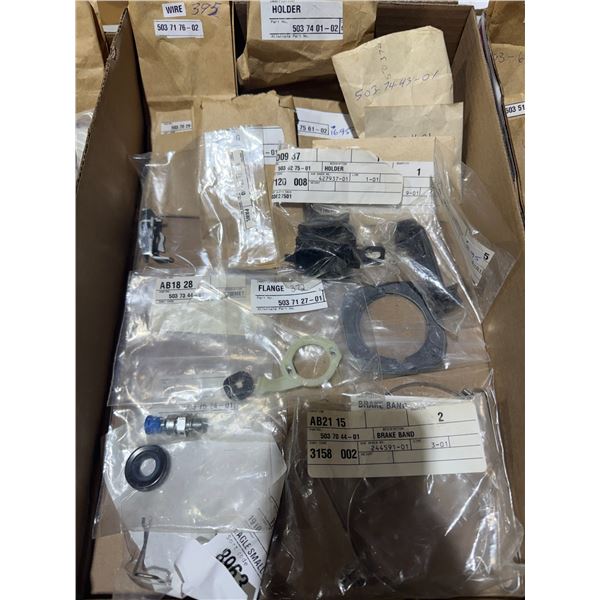 New small engine, parts holders, flange, brake band, etc.