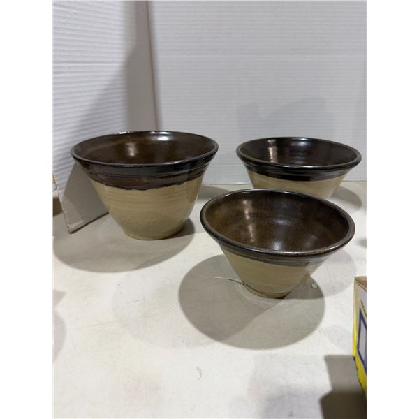Pottery bowls