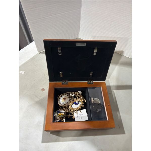 Musical Jewelry box and contents