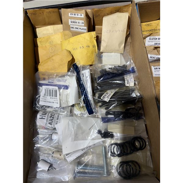 New small engine, parts, O-rings screws, ball bearings, and other