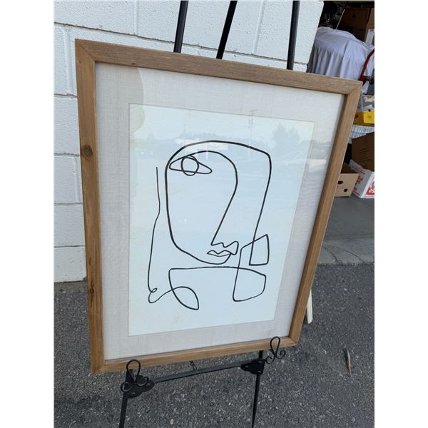 Abstract line artwork