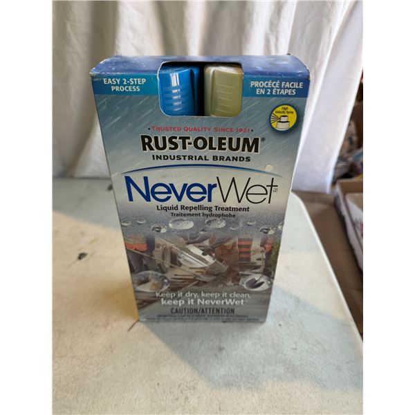 Rest oleum, never wet liquid repelling treatment