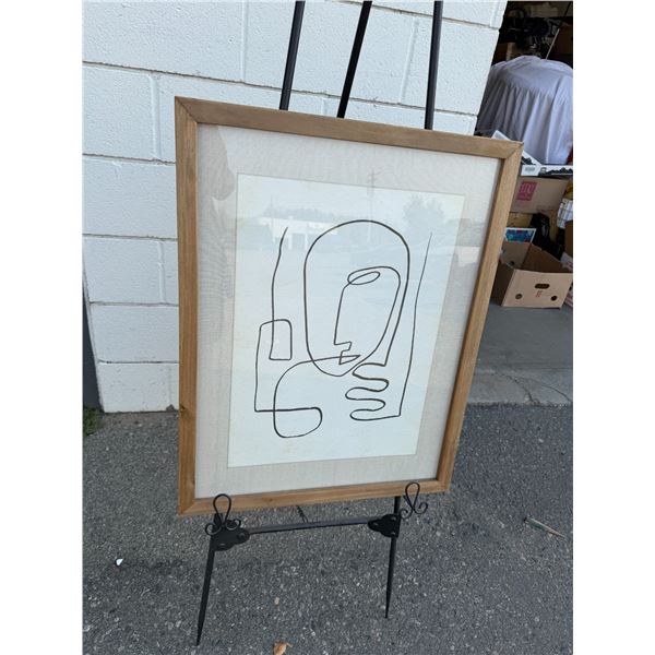 Abstract line artwork