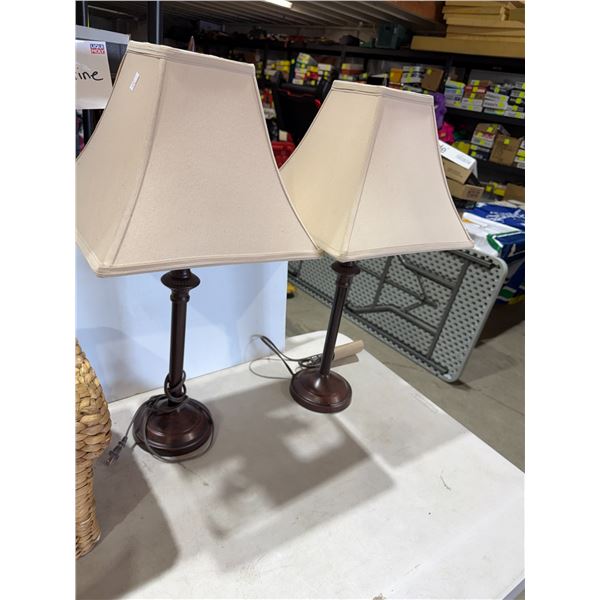 Pair of lamps