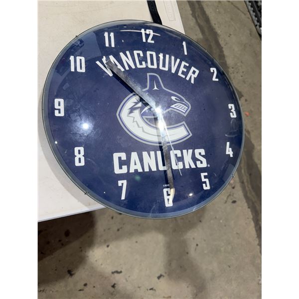 Canucks clock
