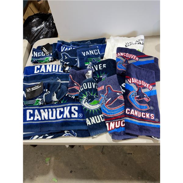 Canucks towels