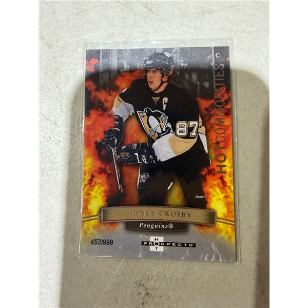 Sidney Crosby, hot commodities, hockey card