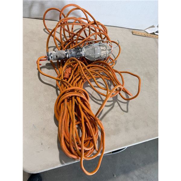 Trouble light with extension cord