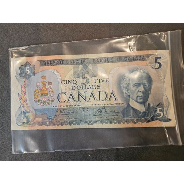 1979 Canadian $5 bill