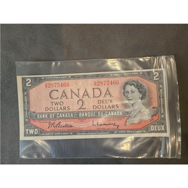 1954 Canadian $2 bill