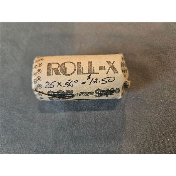 Roll of 50cent coins