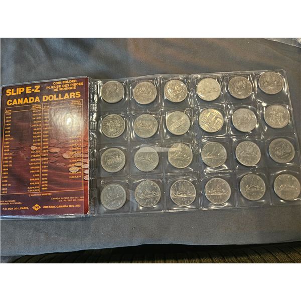 Set of 24 Canadian dollars