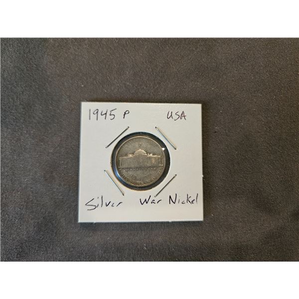 1945 USA silver war nickel