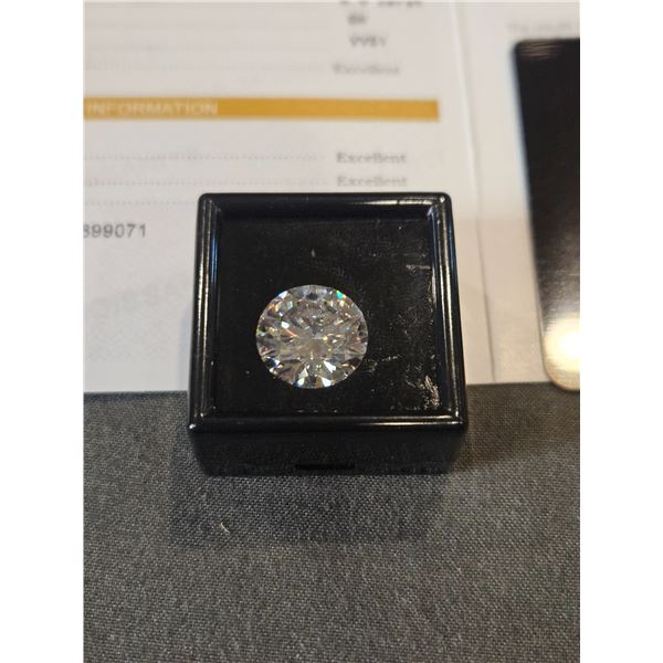 6.0ct Moissanite stone - Retail $1605.00