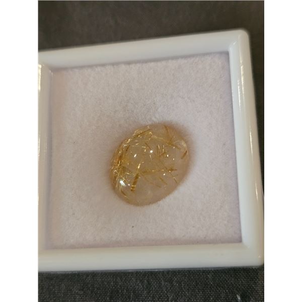 12ct Natural Golden Rutile - Retail $780